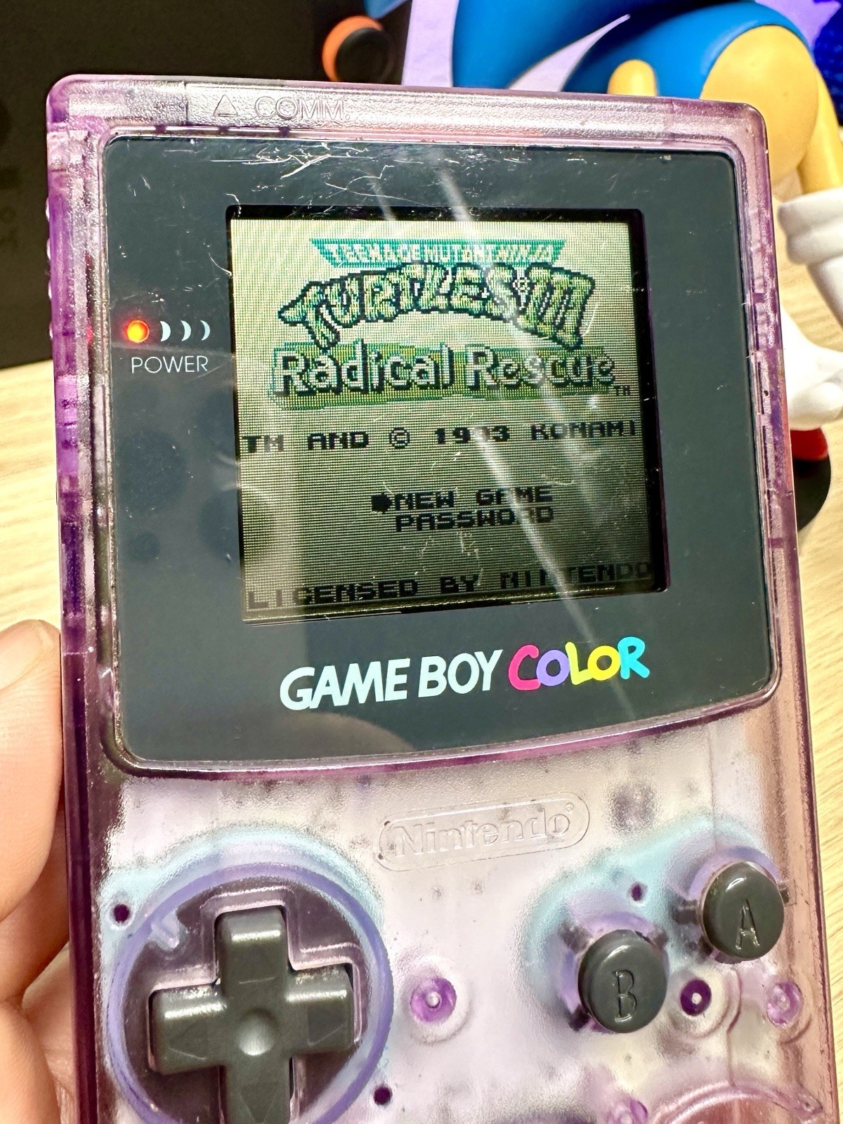 Nintendo Gameboy Color Atomic Purple – Shell And Screen Only