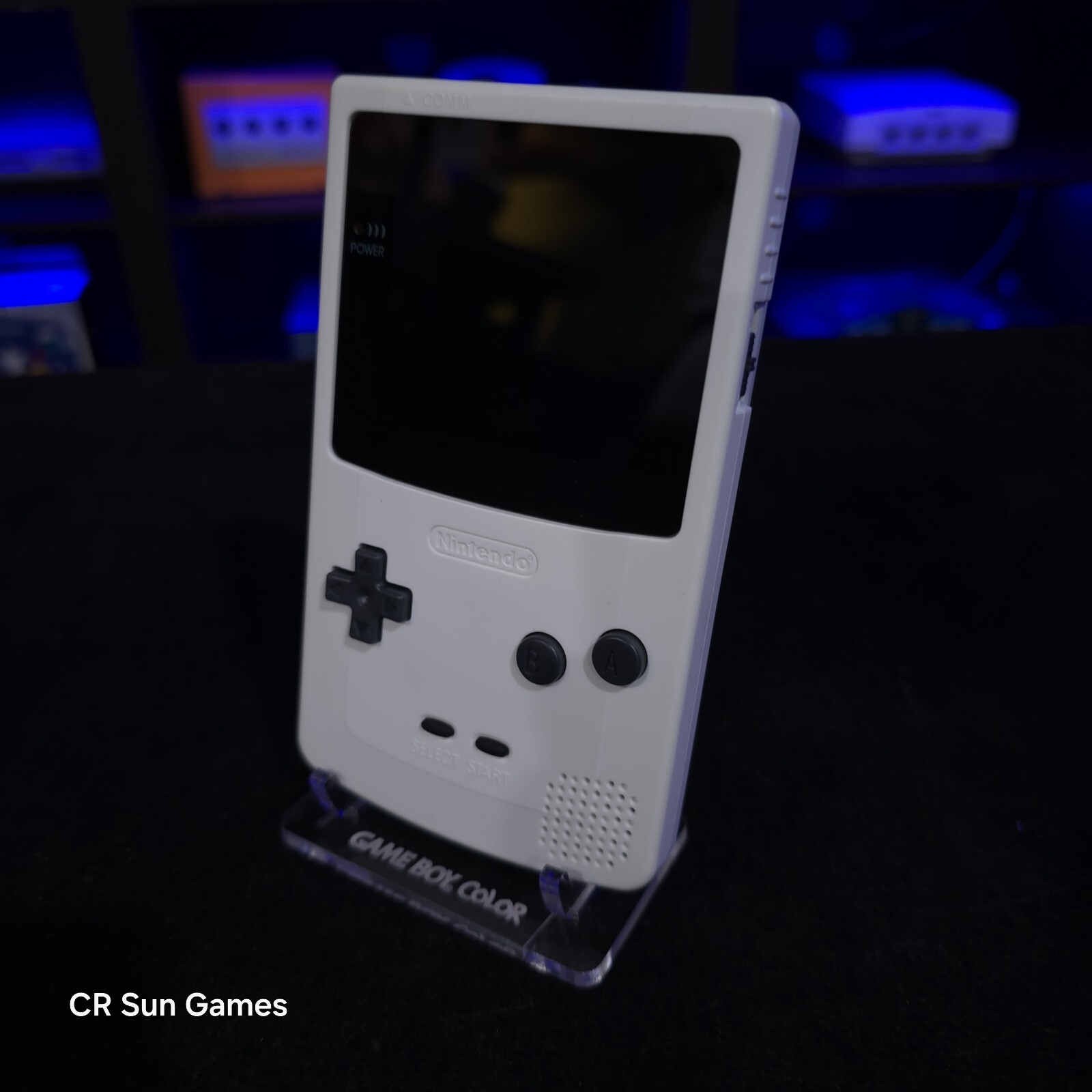 Grey Gameboy Color Console OLED Touch Screen GBC Game Boy