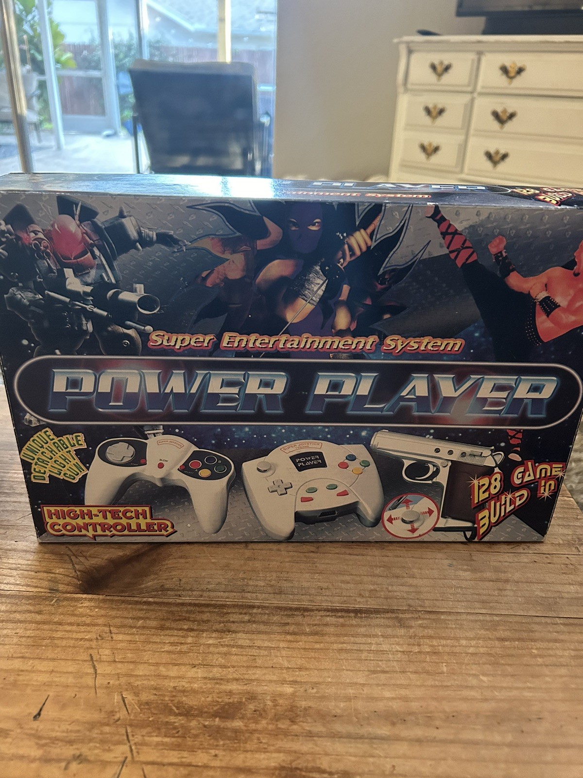 Super Entertainment System Power Games 128 Games In 1 Controller Rare tested (m)