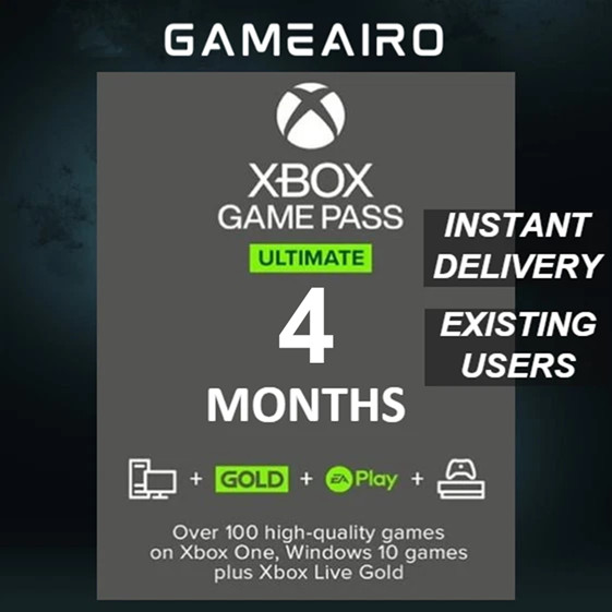 3+1 (4) Months Xbox Game Pass Ultimate Membership FAST DELIVERY