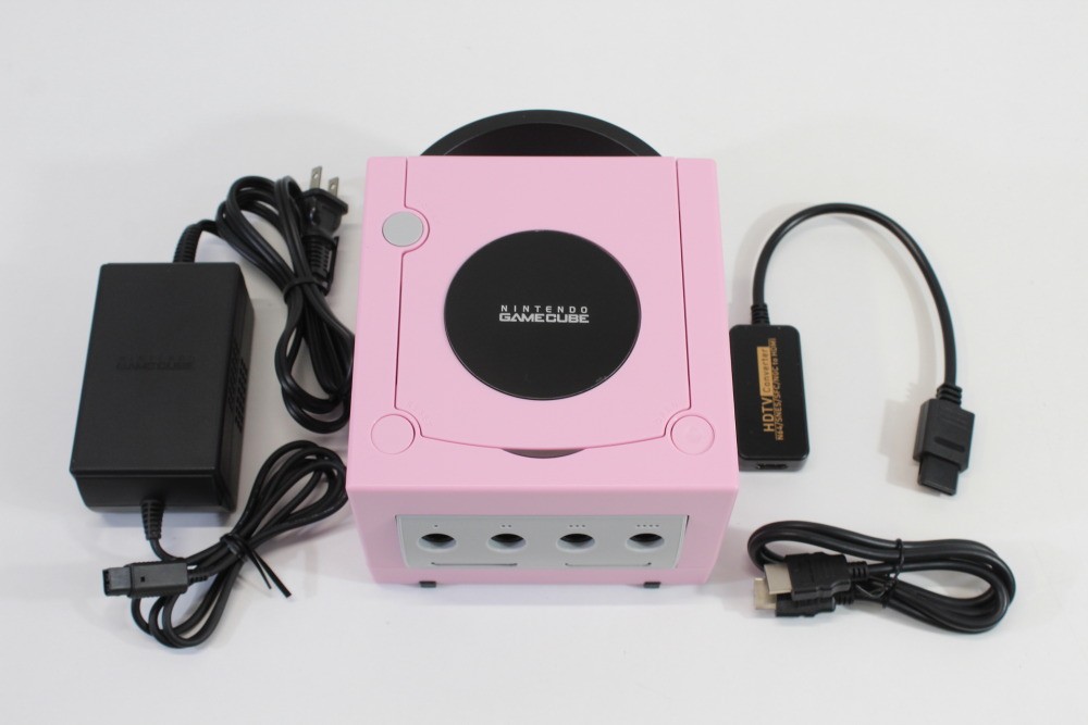 Nintendo Gamecube Console Pastel Pink NTSC-U/C DOL-001 & AC HDMI GC LED PLAY US