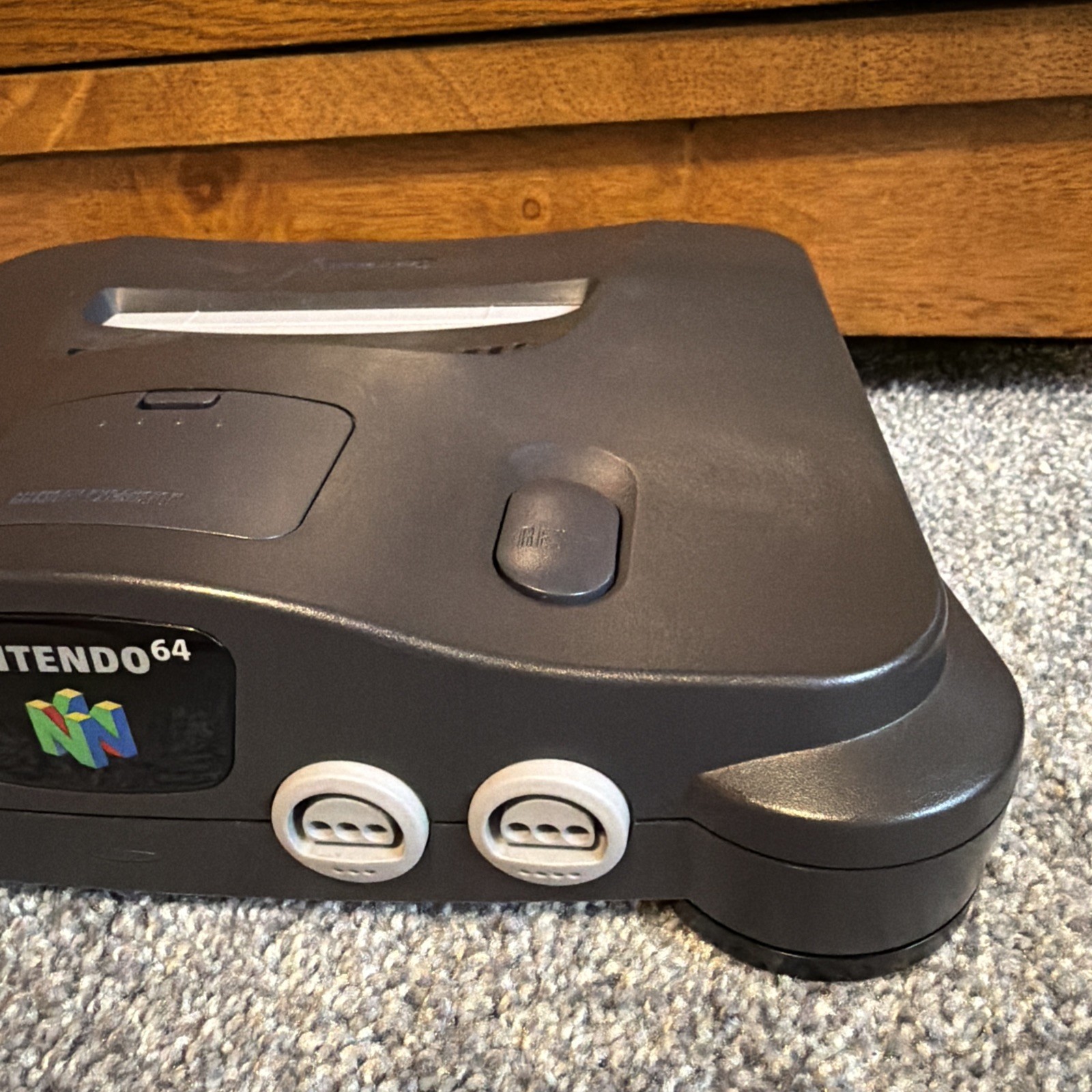 Nintendo 64 N64 Console Bundle w/ OEM Controller And Cables TESTED WORKING EUC!