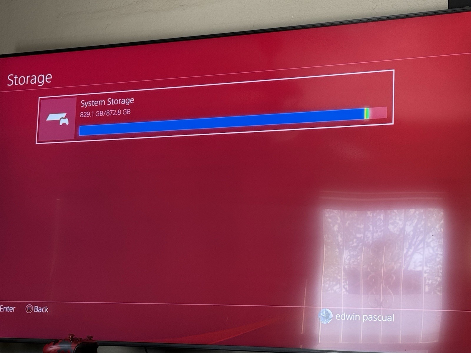 Sony PlayStation 4 Pro 1TB Black PS4 Console Tested CUH-7215B + Controller Drift