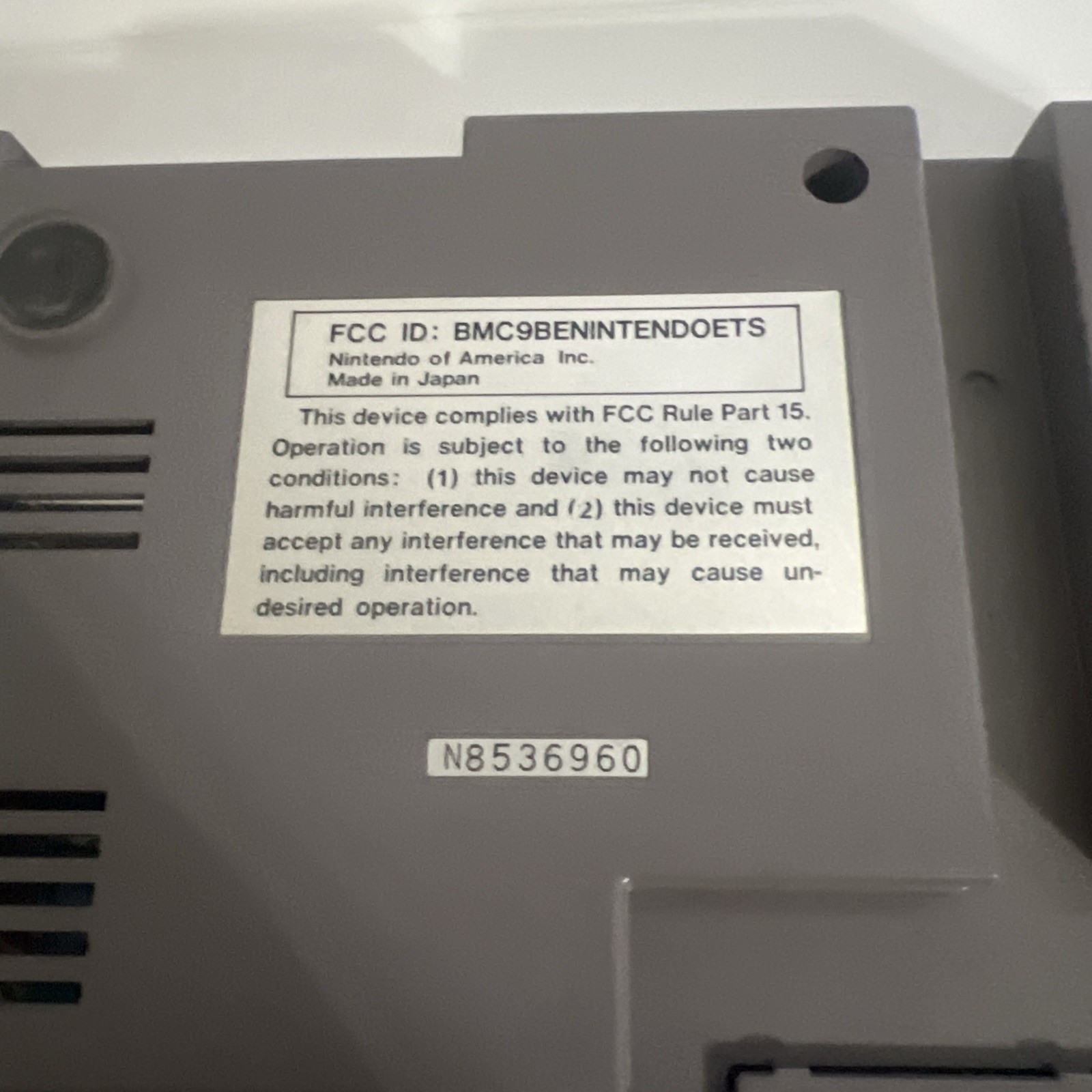 Nintendo NES 001 Original Console Bundle Controllers AC Adapter Tested And Works