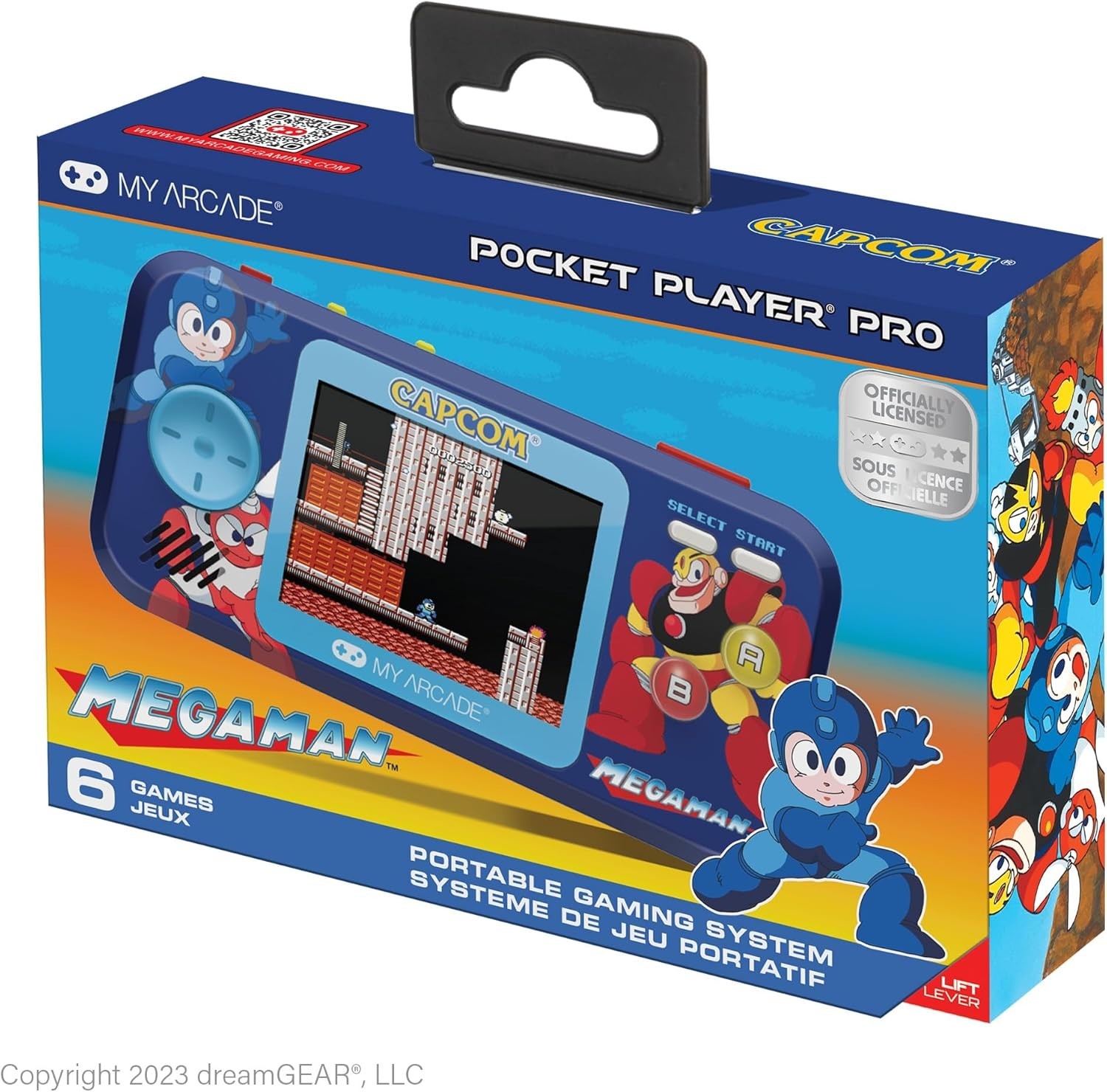 Portable Mega Man Pocket Player: 6 Memorable Arcade Classics in Handheld Format