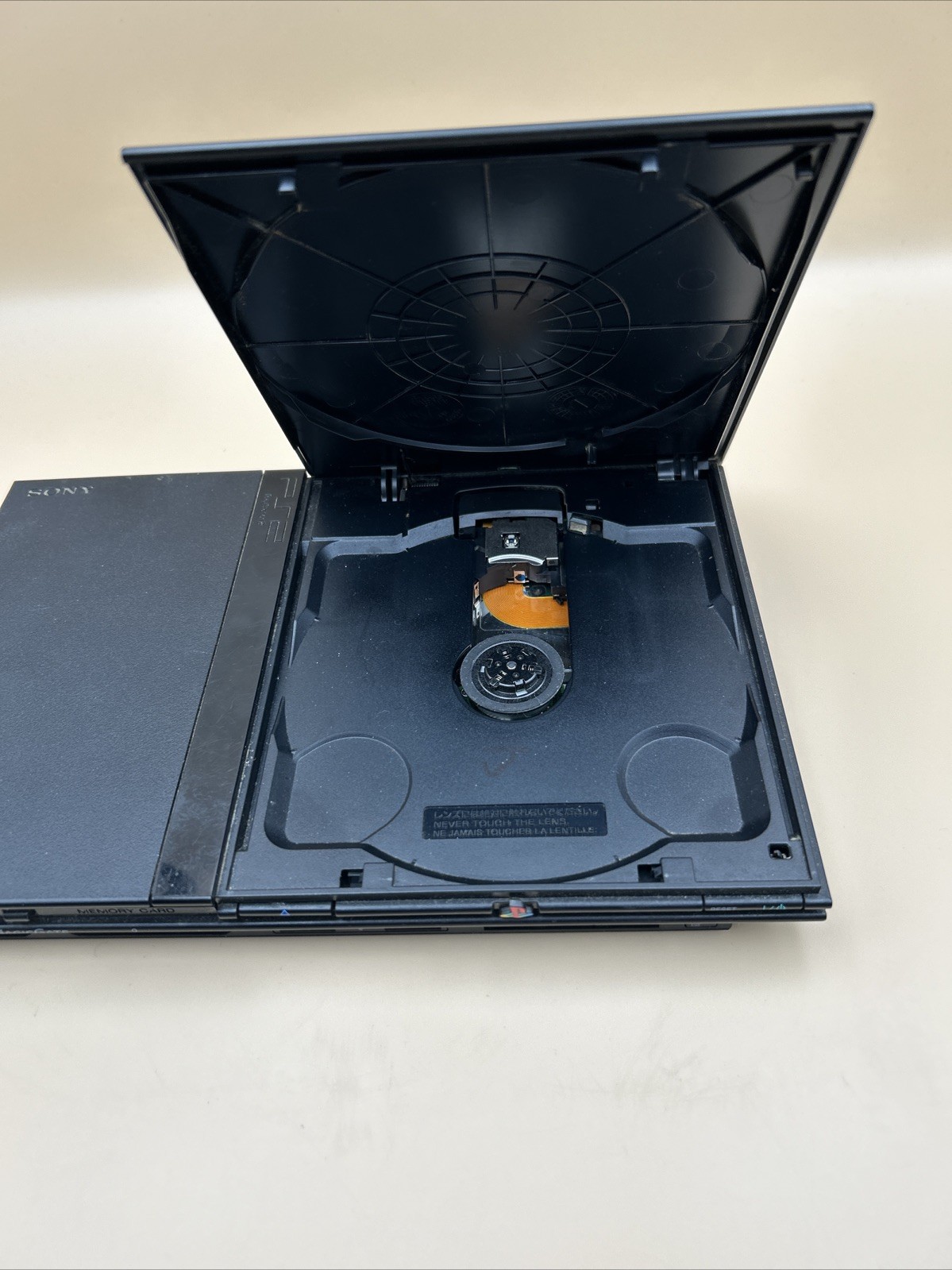 Sony playStation 2 Slim Launch Edición Charcoal Black,FOR PARTS READ DESCRIPTION