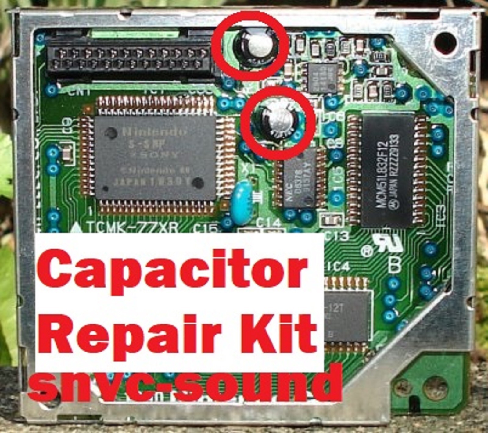Nintendo Super Famicom Console Capacitors Repair Kit (Motherboard/ SHVC-CPU-01 )
