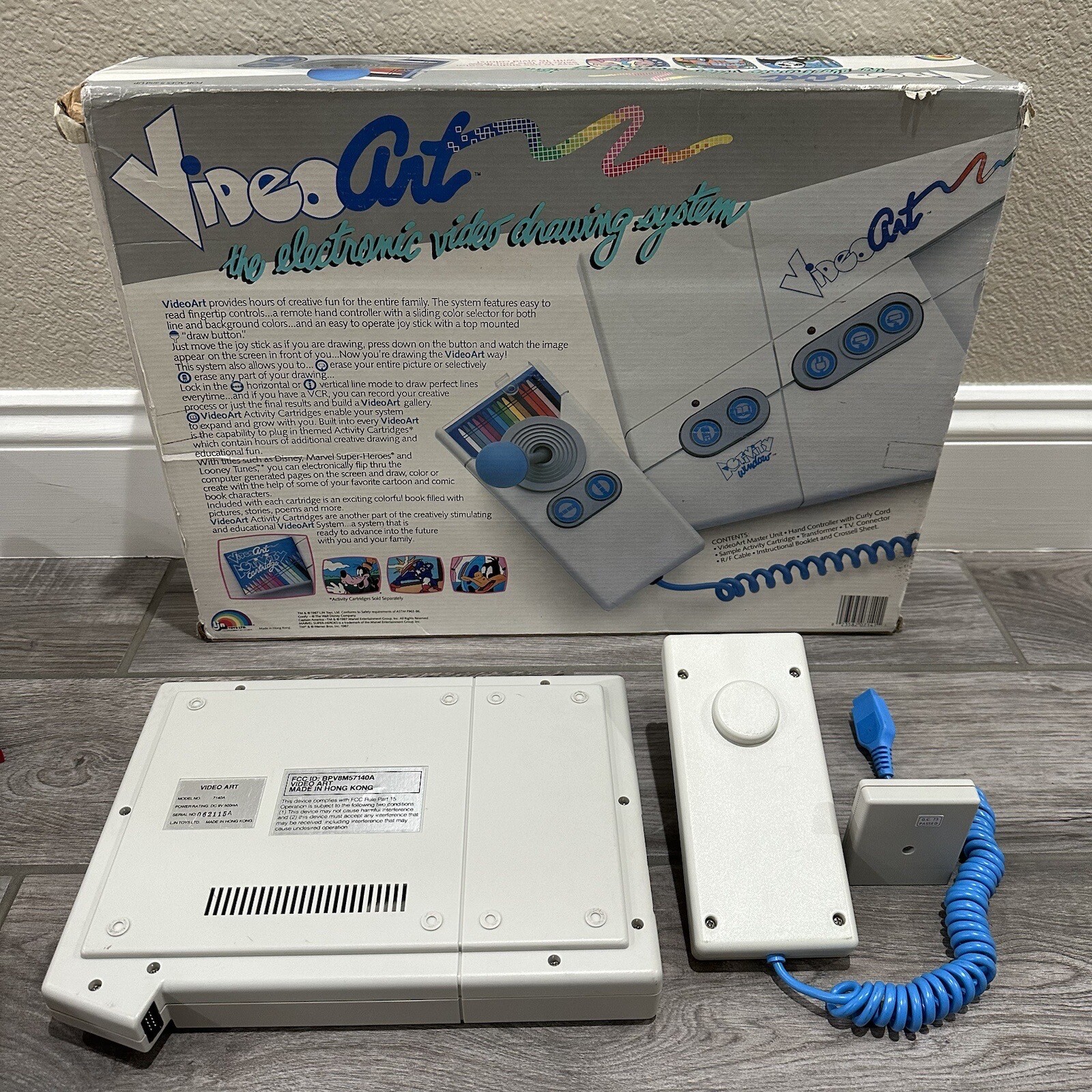 Vintage LJN Video Art Video Game Console 1987 – Model 7140A