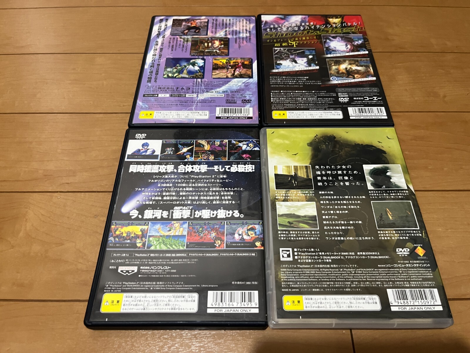 Sony PlayStation 2 Console SCPH-39000TB Toys Blue and 4 Games Japan 0515