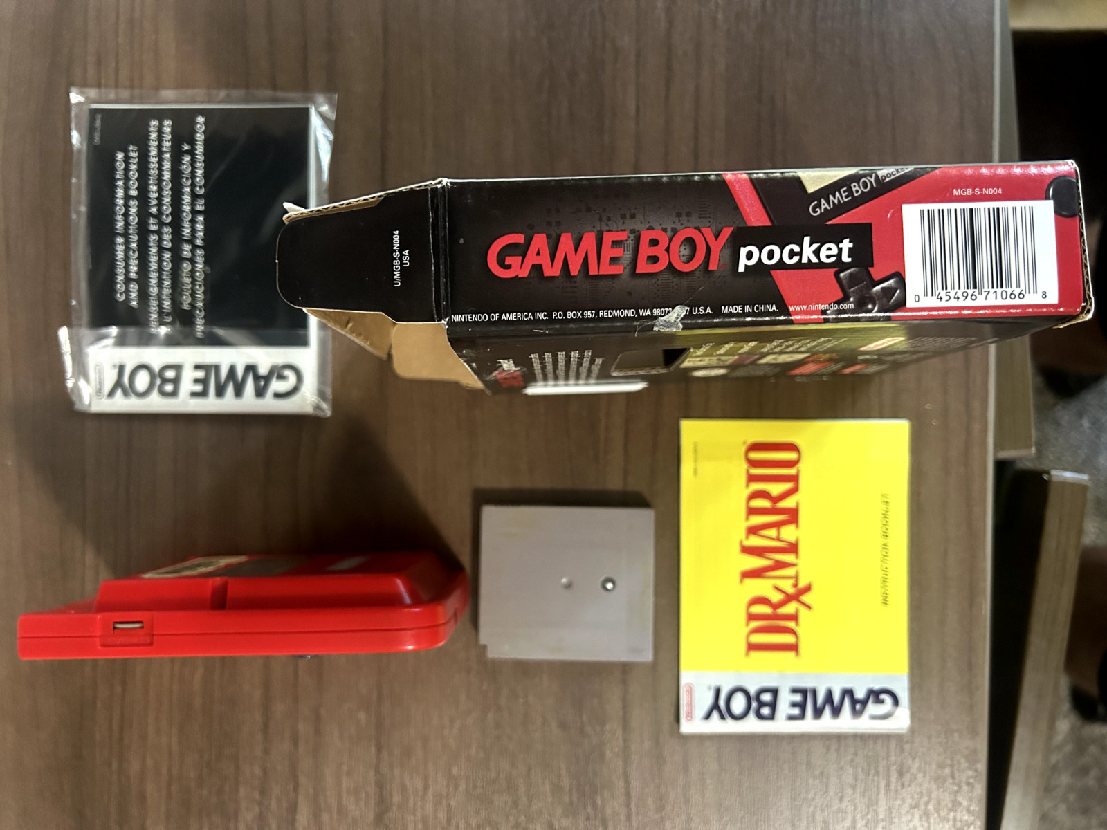 Bestbuy Dr. Mario Nintendo Game Boy Pocket – Red – RARE