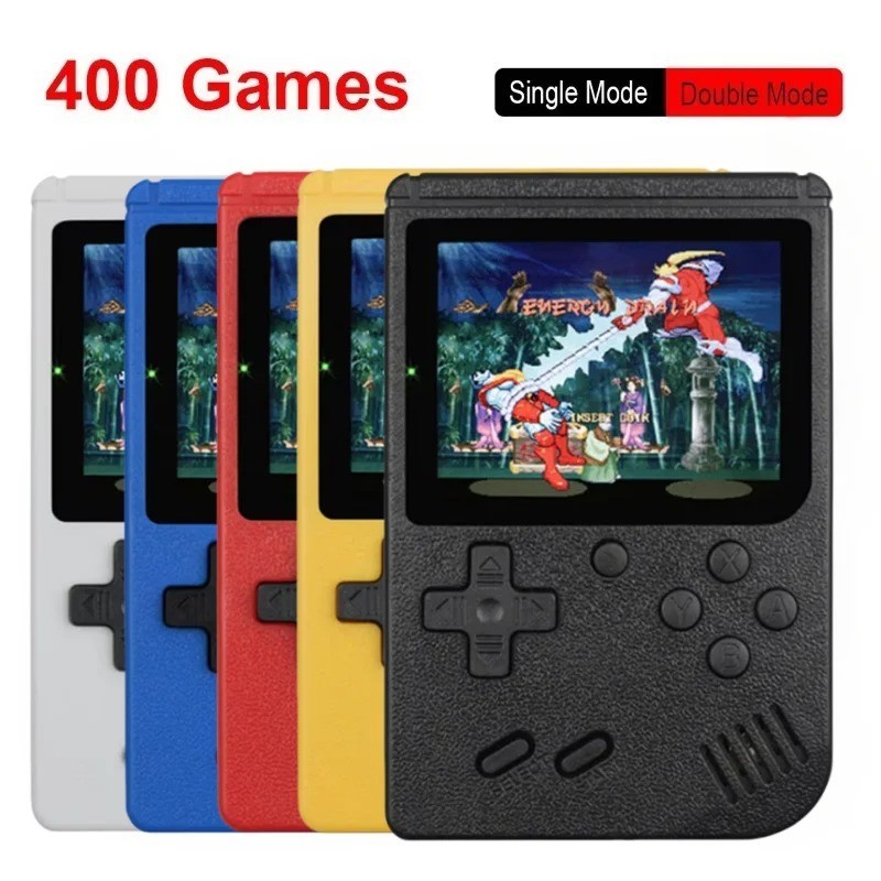 Kids Retro Handheld Game Console 400 in 1 8 Bit Portable 3.0” LCD Game Player