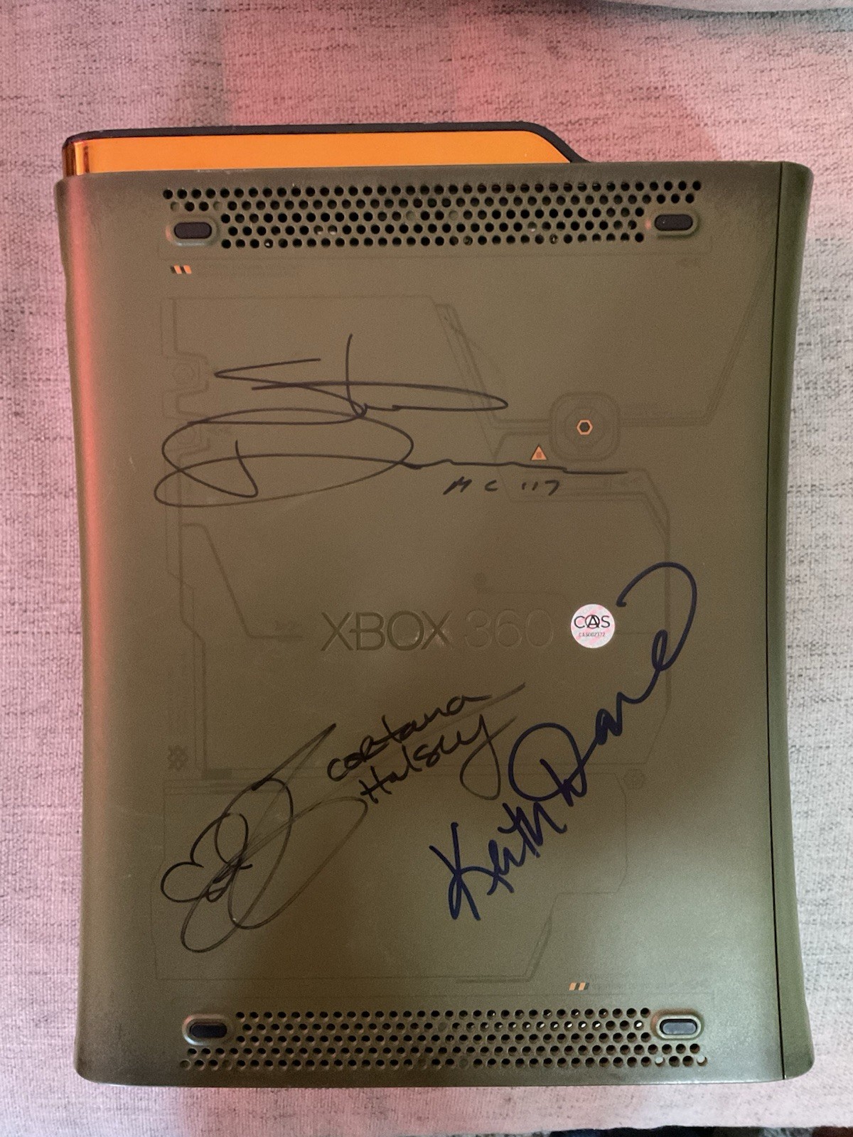 Rare Signed Limited Edition Halo 3 Xbox 360 By Dev Team And Voice Actors