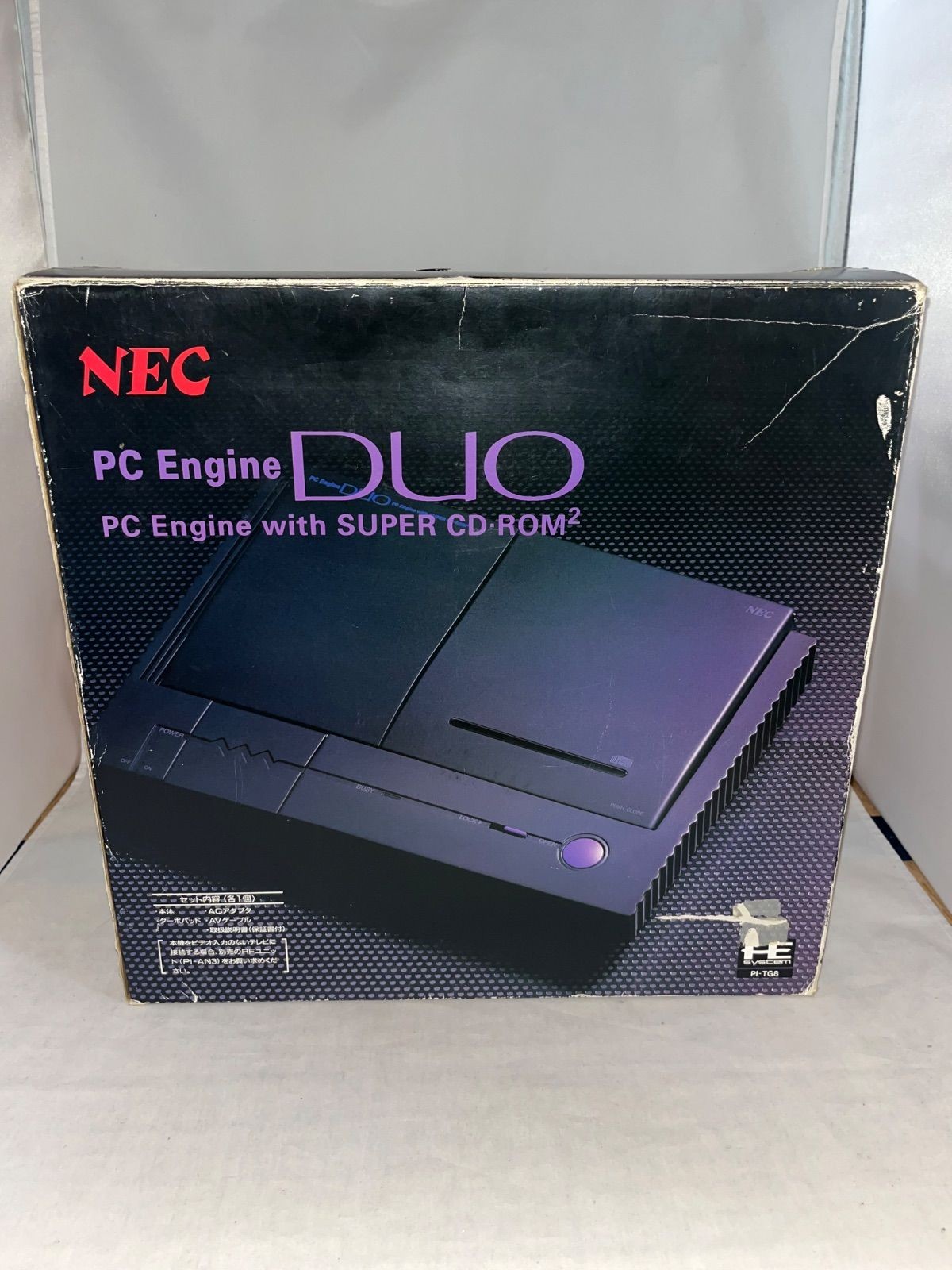 PC engine DUO console NEC Japan model game controller set s2251M