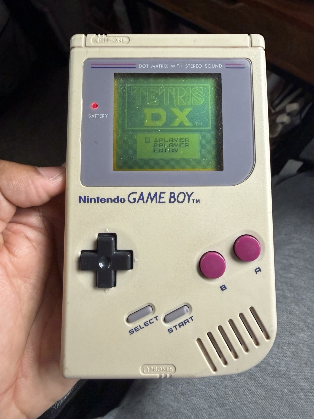 Nintendo Game Boy DMG-01 Gray Handheld System NTSC-U/C Stereo Sound