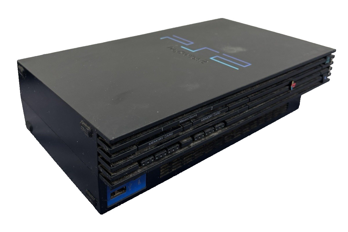 Sony PlayStation 2 PS2 Fat SCPH-30001 & Slim SCPH-77001 Console LOT Untested
