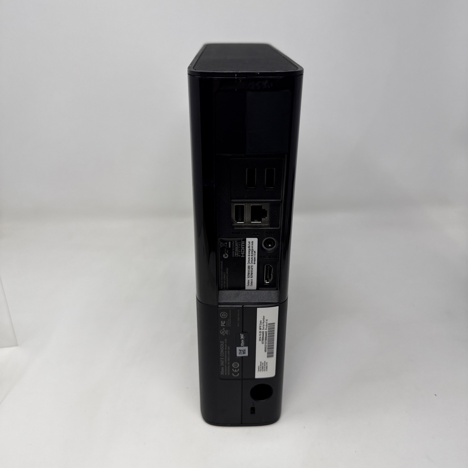 Microsoft XBox 360 E System BLACK Video Game Console 4GB Bundle 2 Games