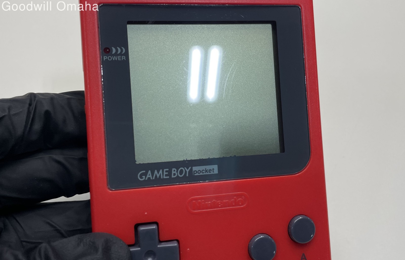 Nintendo Game Boy Pocket MGB-001 Red Handheld Console -TESTED- READ DESCRIPTION!