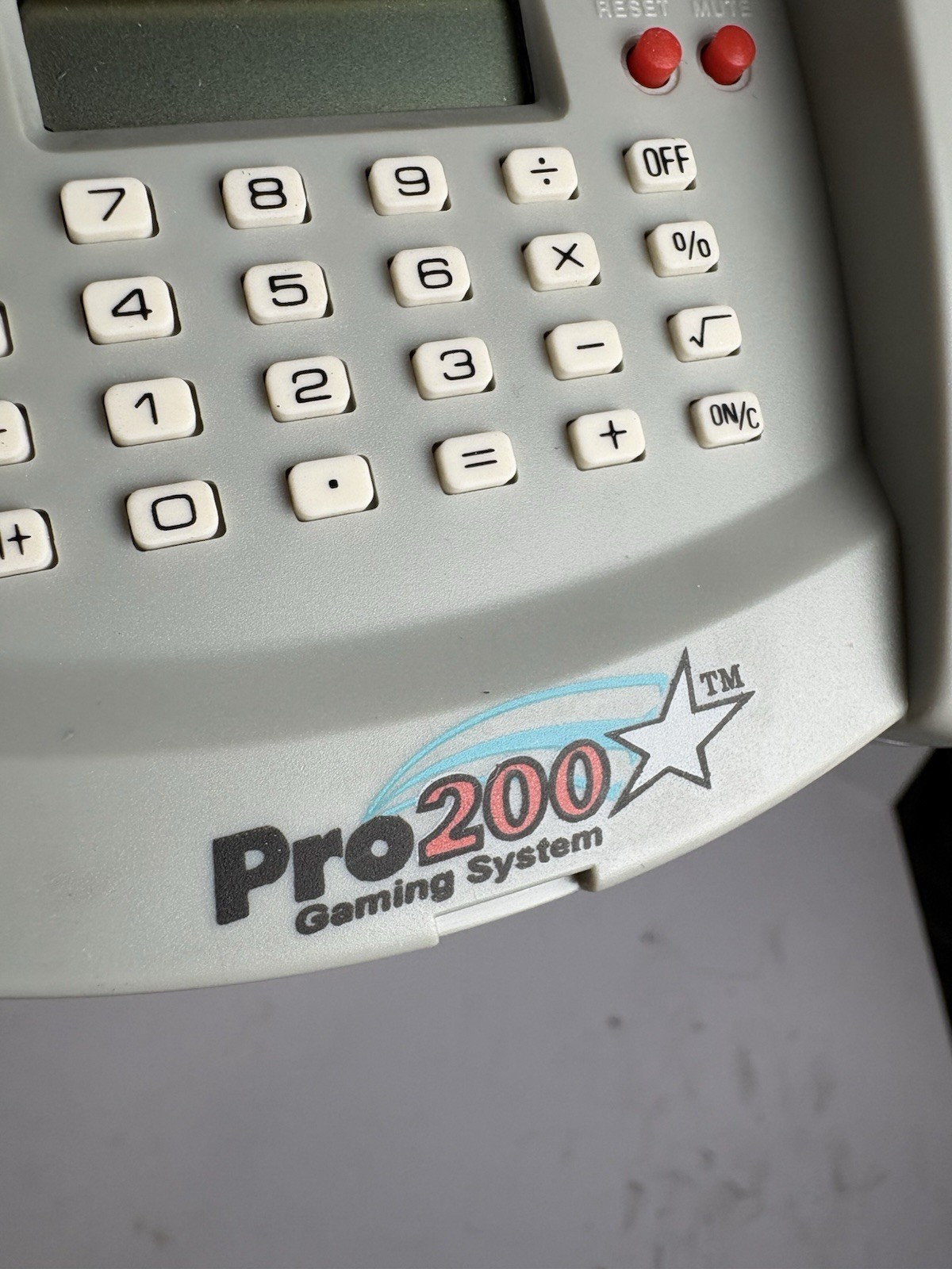 ProTech Pro 200 Gaming System Handheld Console Tetris Retro Game Tested Works