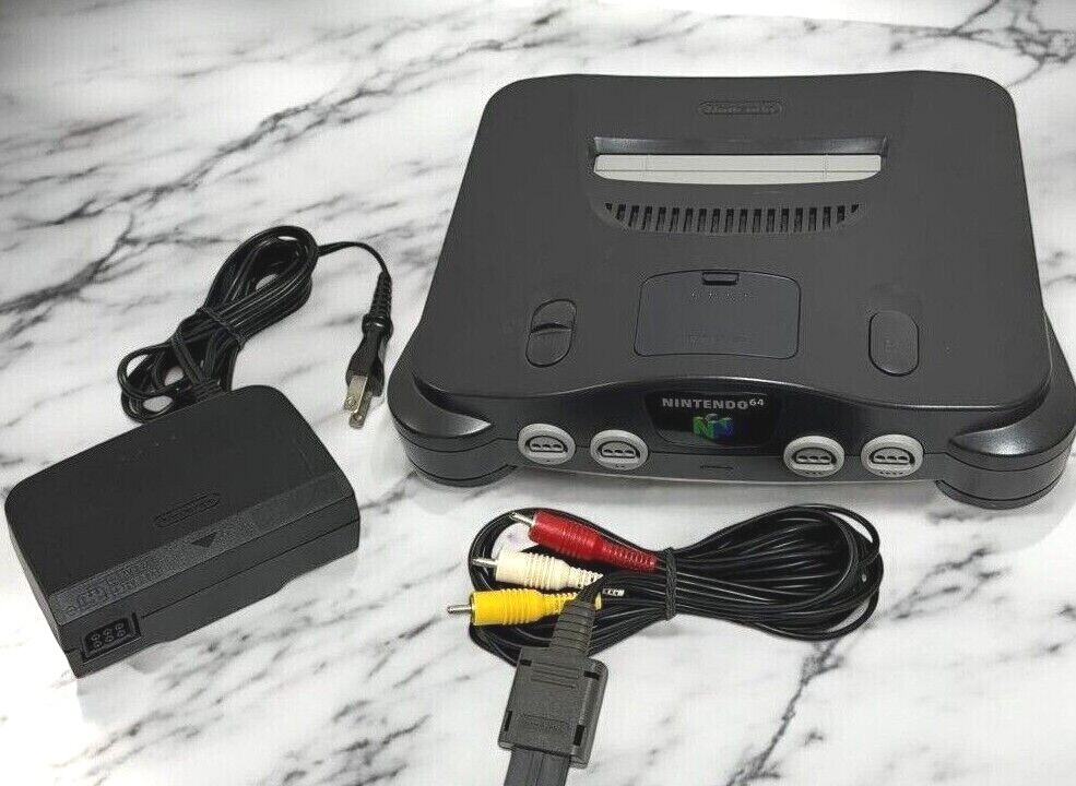 N64 Nintendo 64 console Black select option Bundle Used Region free from japan