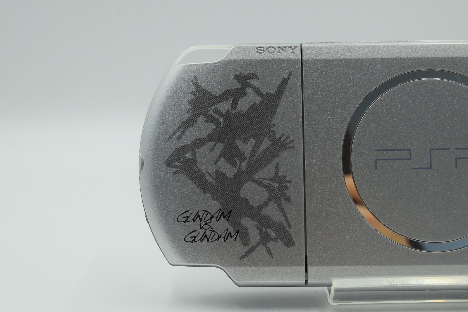 Sony PSP 3000 Gundam VS Gundam Silver OEM Console Tested Working Japan