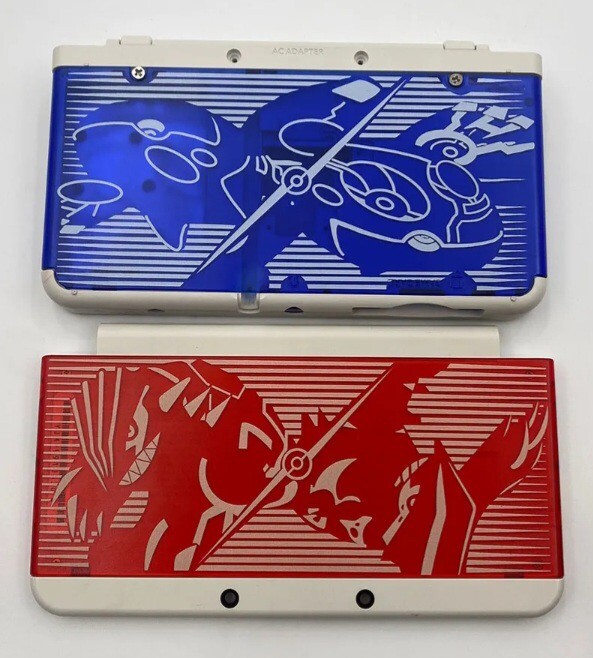 New Nintendo 3ds (No XL) 2015 Edition Pokemon Rubi / Saphire Replacement Shell