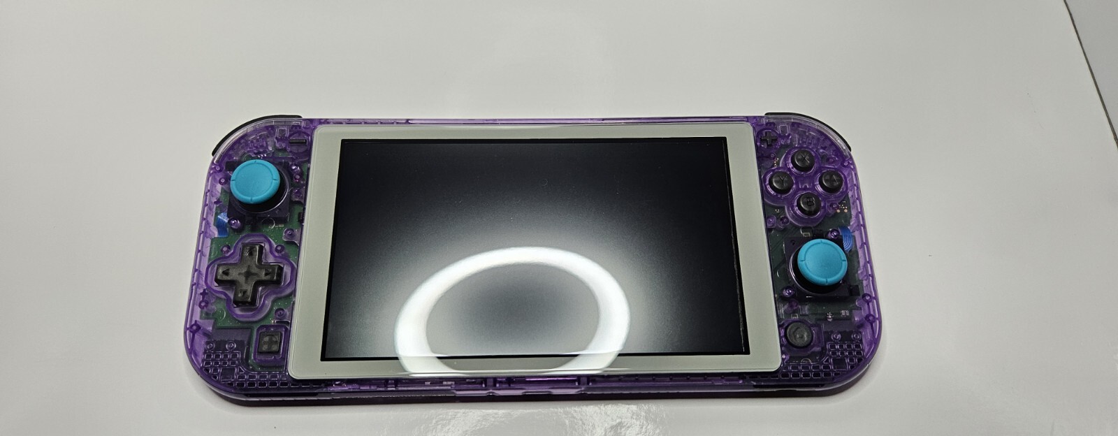 Nintendo Switch Lite – Custom Atomic Purple With Clear Gray Buttons