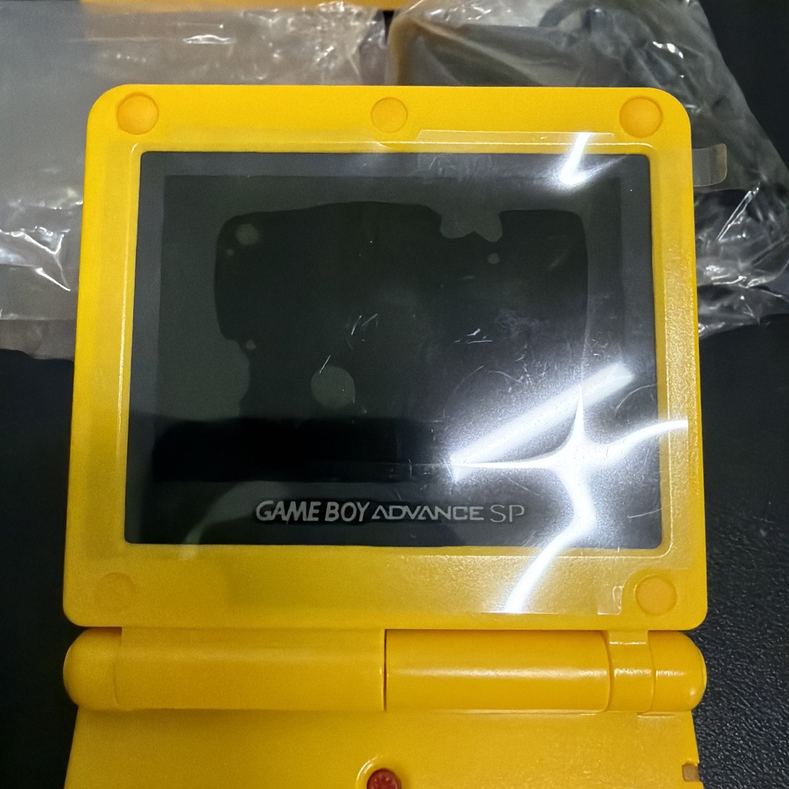 Nintendo Game Boy Advance SP Pikachu Handheld Brighter IPS Screen Yellow