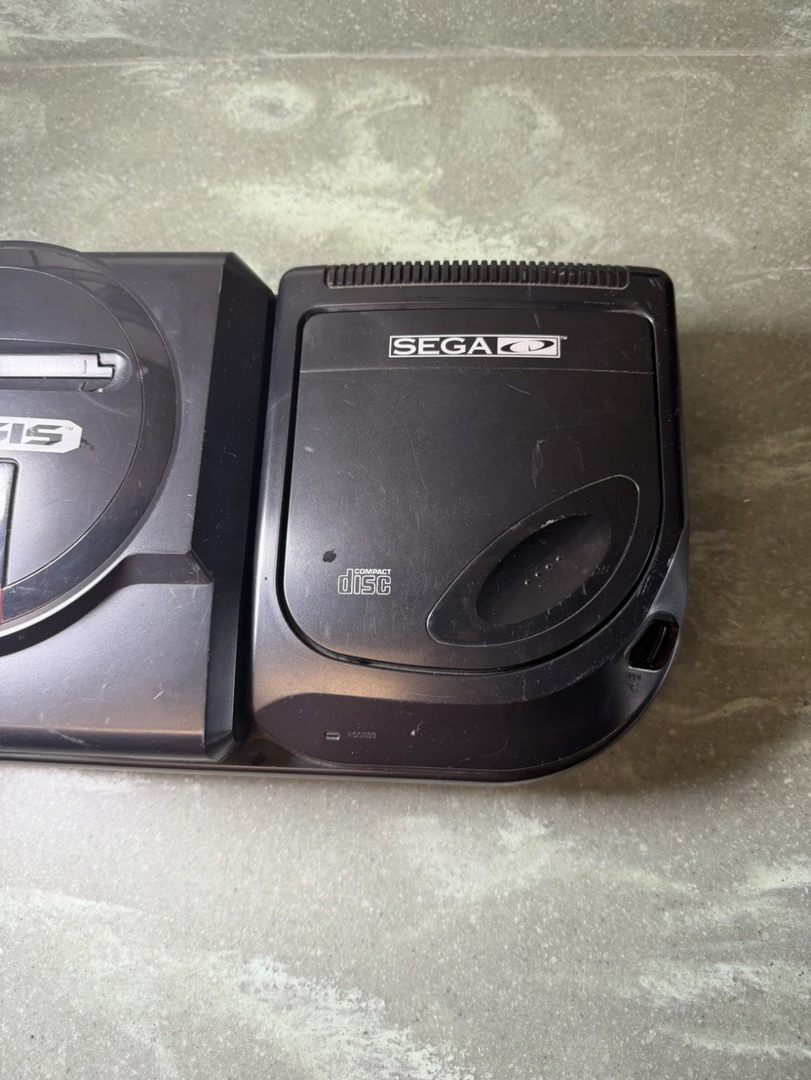 Sega Genesis / Sega CD Console Tested Working. (Read Description)