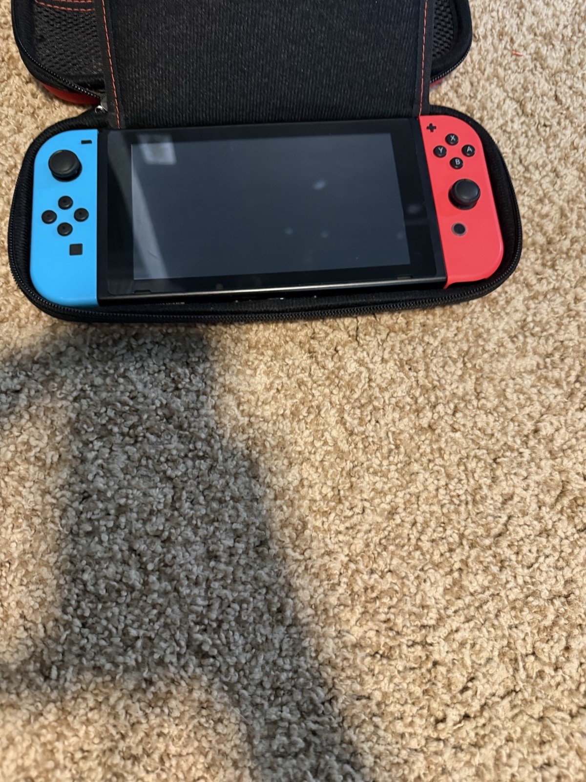 Nintendo Switch HAC-001(-01) with Blue and Red Joy-Con Controllers