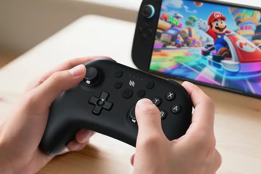 NEXT Wireless Rechargeable Pro Controller for Switch 2 & Switch – Midnight