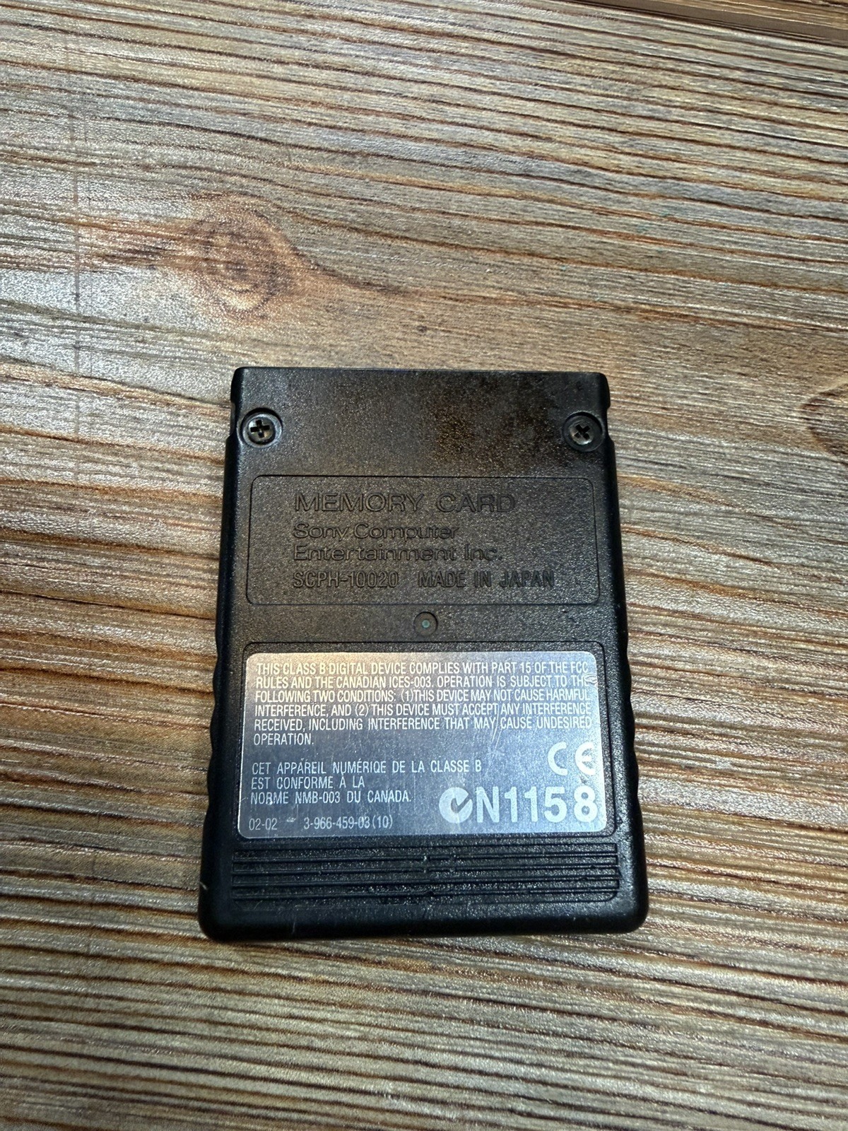 PlayStation 2 (FOR PARTS / REPAIR) Power Cord 8 Mb Memory Card (Disk Card Stuck)