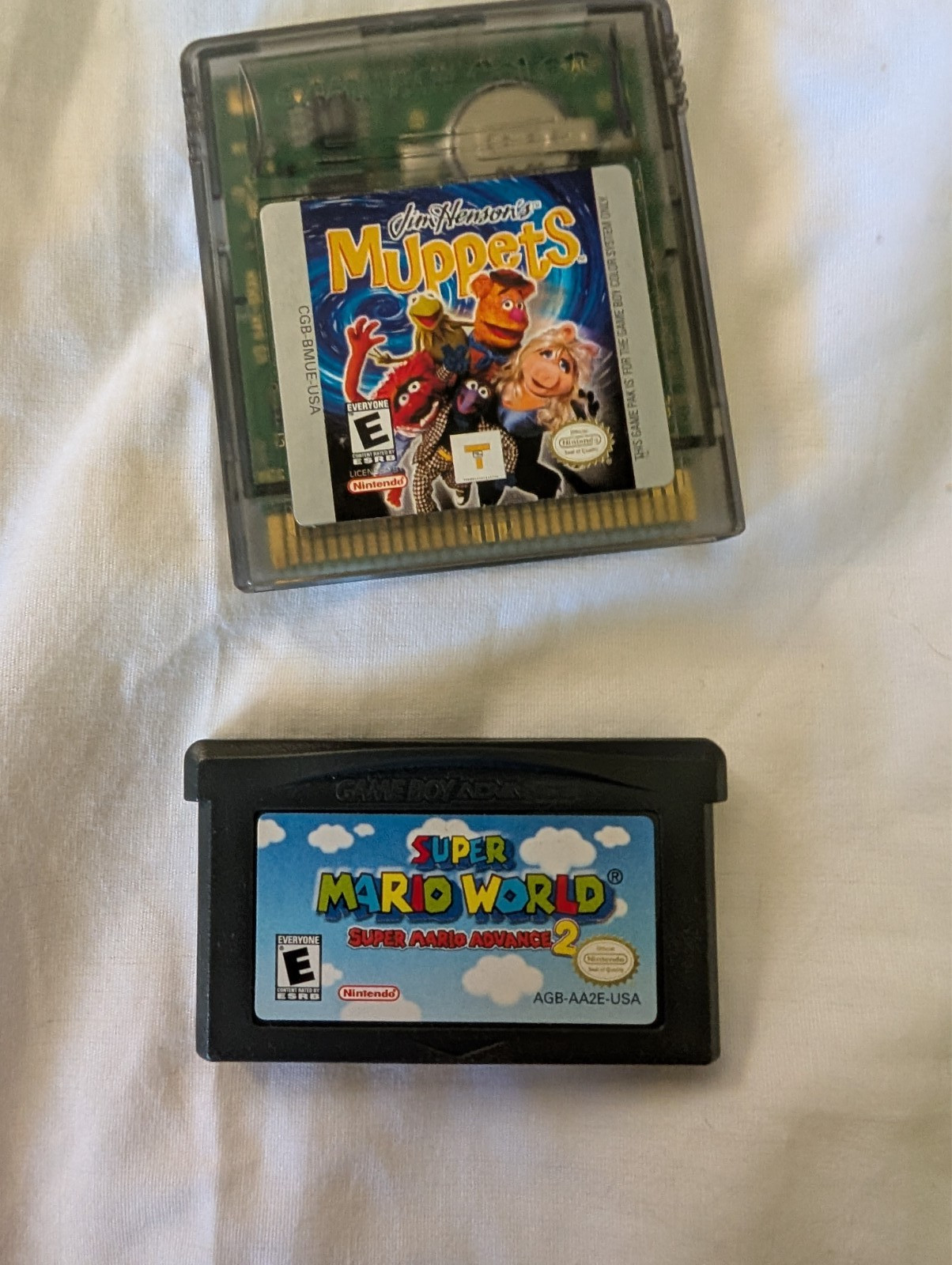 Nintendo GameBoy Advance Silver GBA SP AGS-001 w Charger 2 Games TESTED
