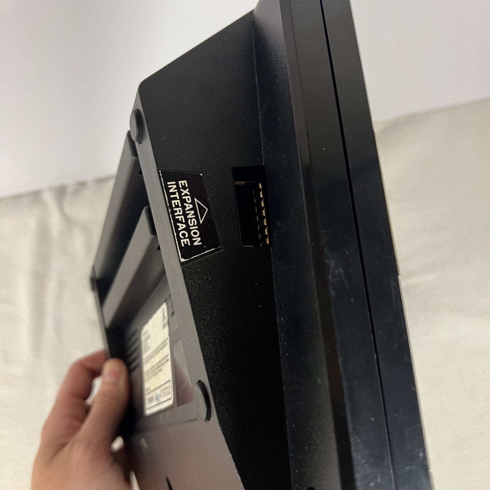 Atari 7800 Console Pro-System AV Mod + Controller & Cords Tested