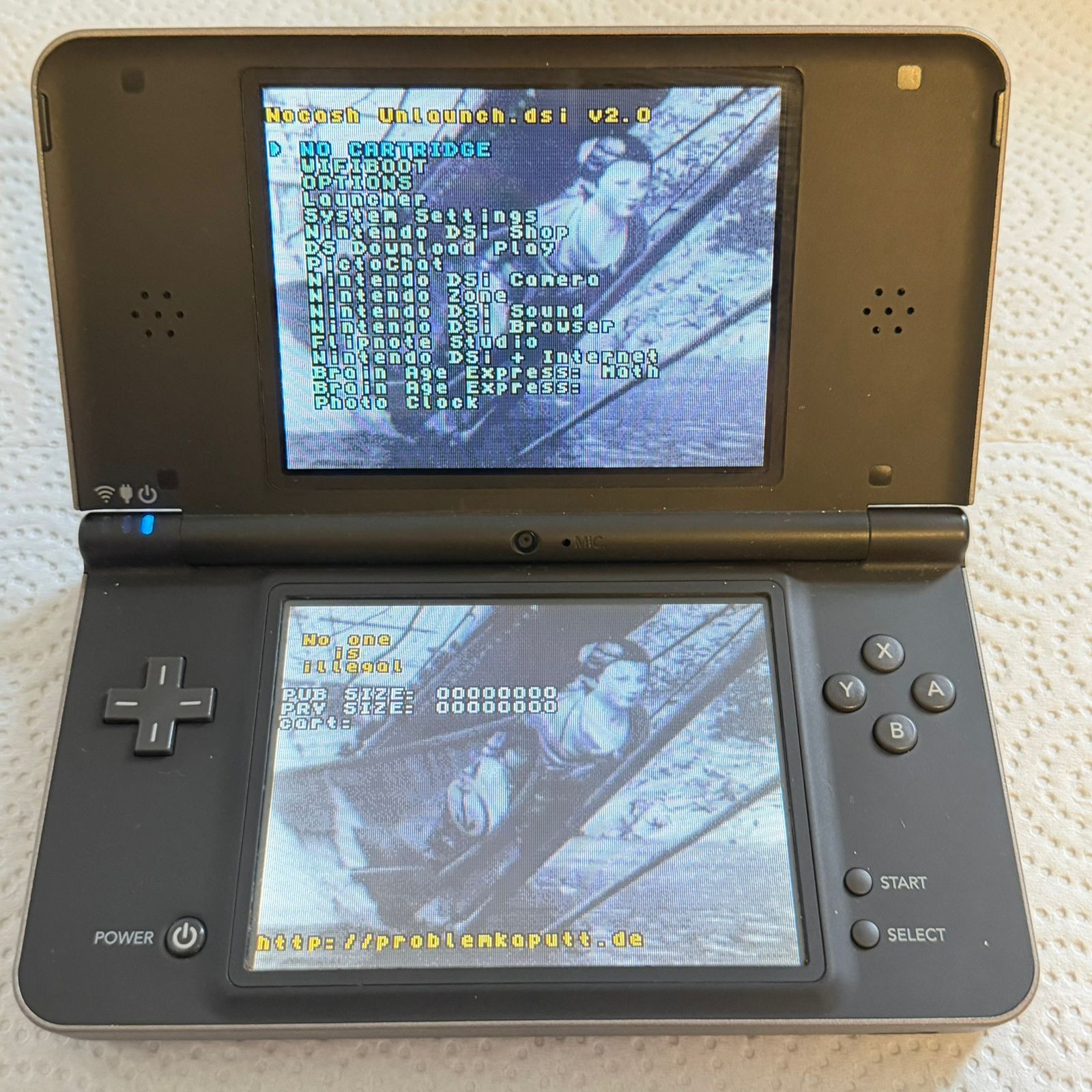 Nintendo DSi XL Bronze Handheld Console UTL-001 Tested-Only Console