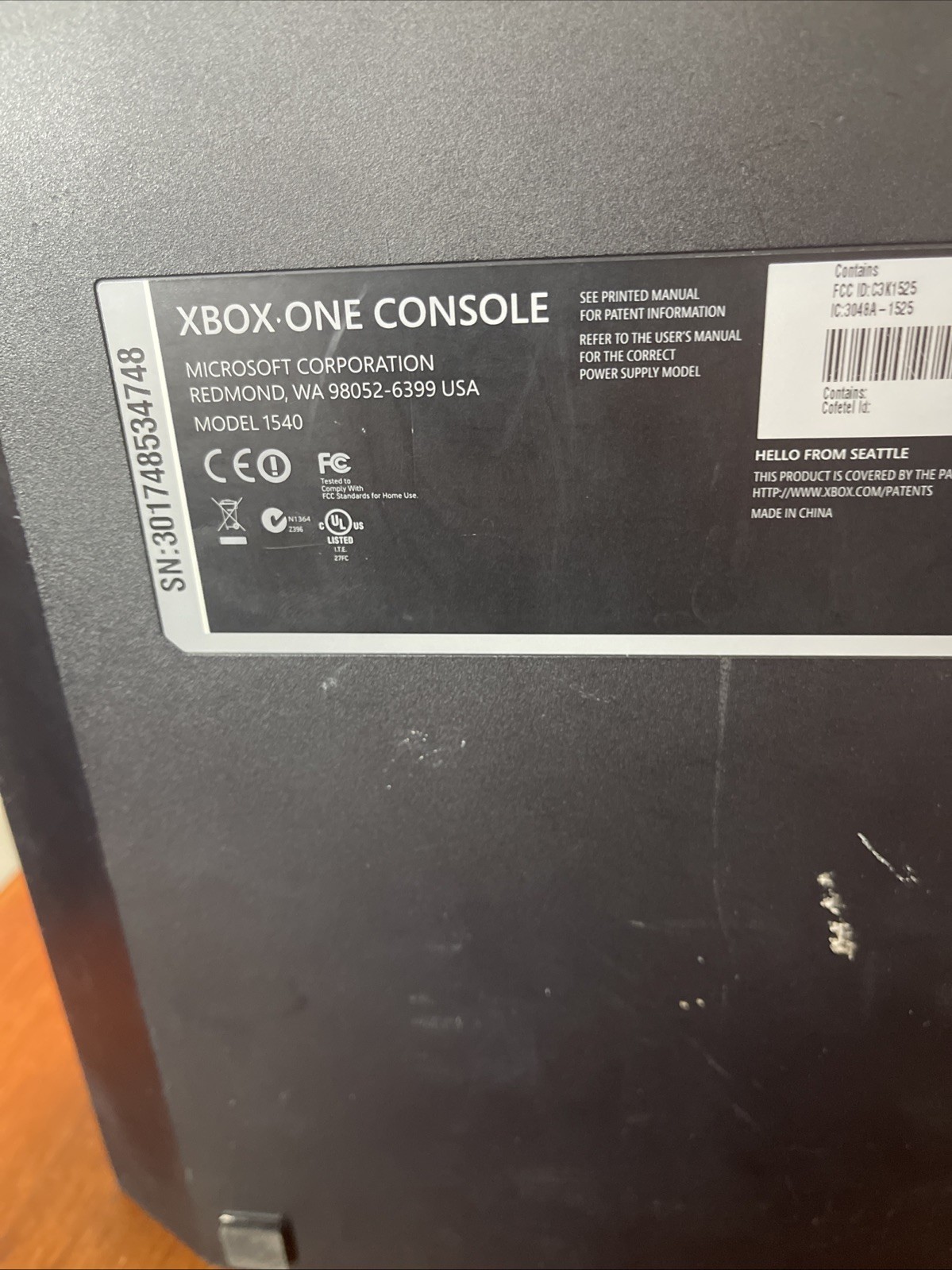 Microsoft Xbox One 1540 500GB Gaming Console