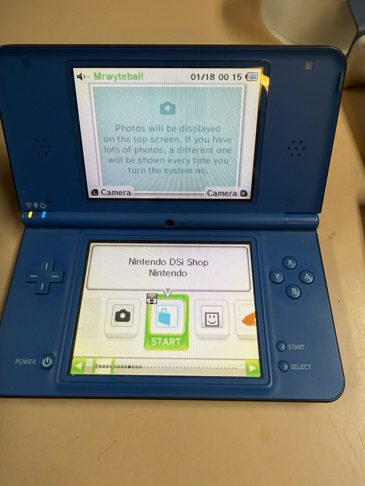 Nintendo DSi XL Console Midnight Blue UTL-001 Tested