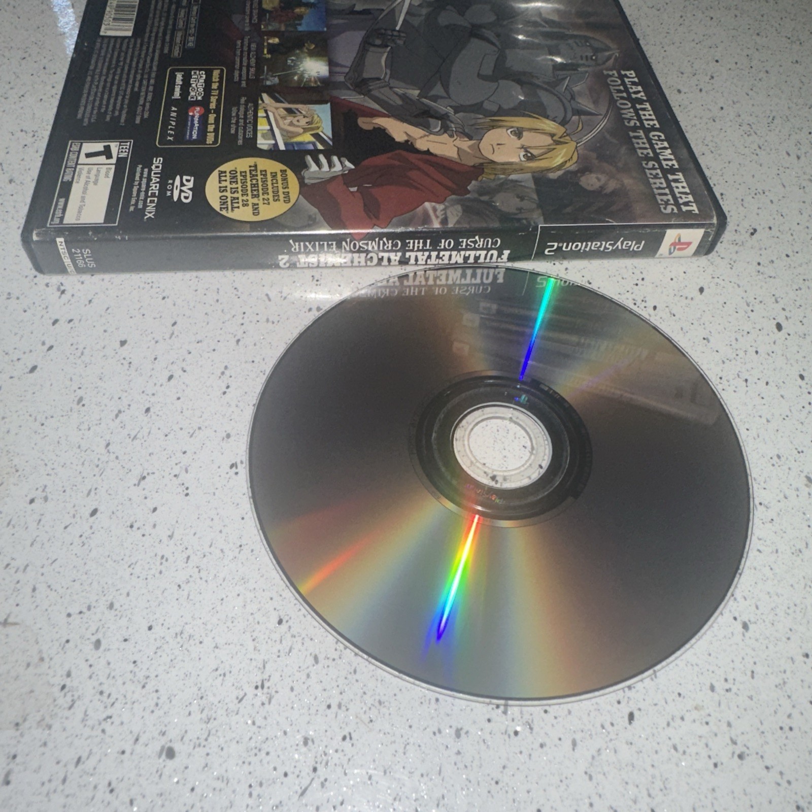 Fullmetal Alchemist 2: Curse of the Crimson Elixir (PS2) MISSING MANUAL Bonus