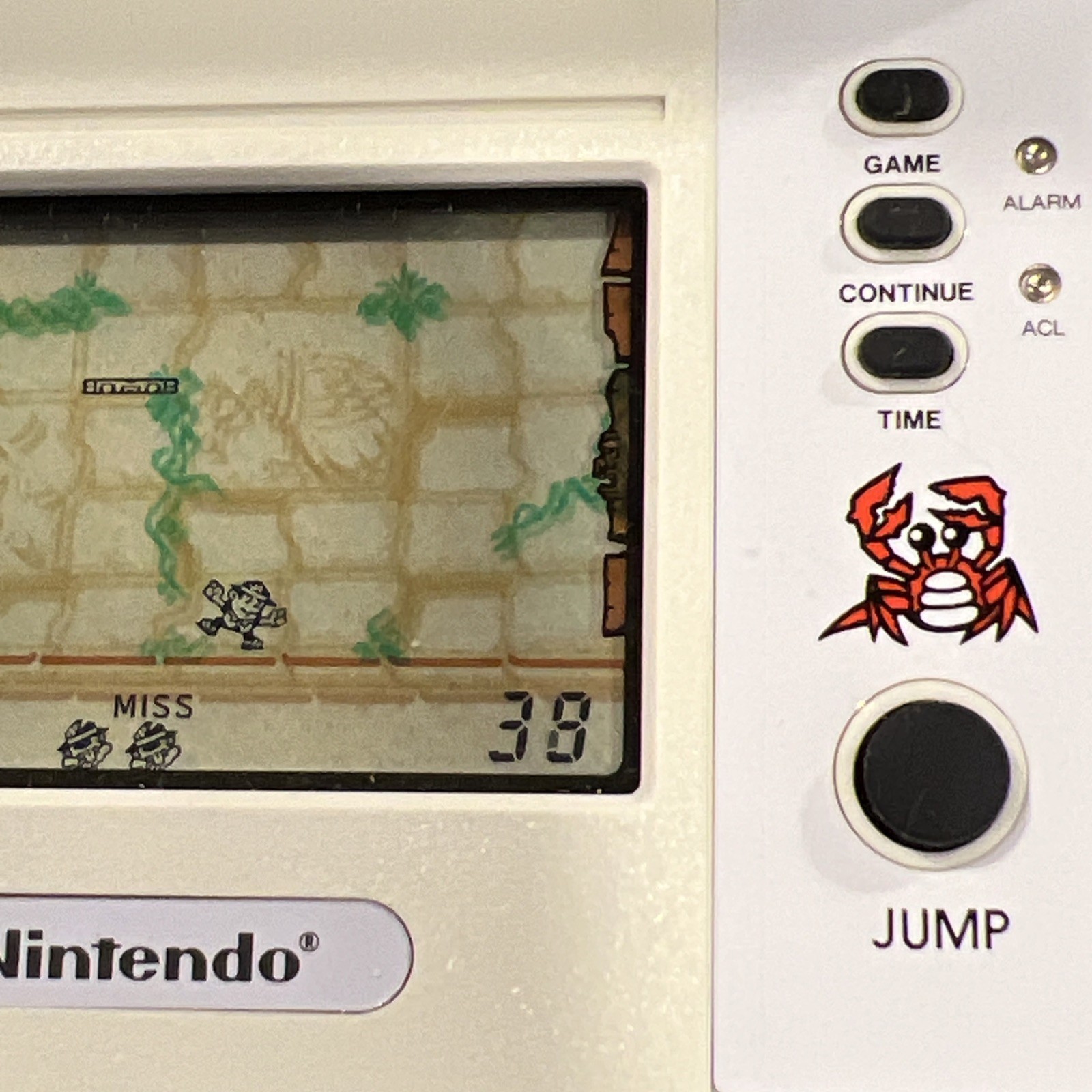 Nintendo Game & Watch Gold Cliff MV64 Vintage 1988 Made In Japan