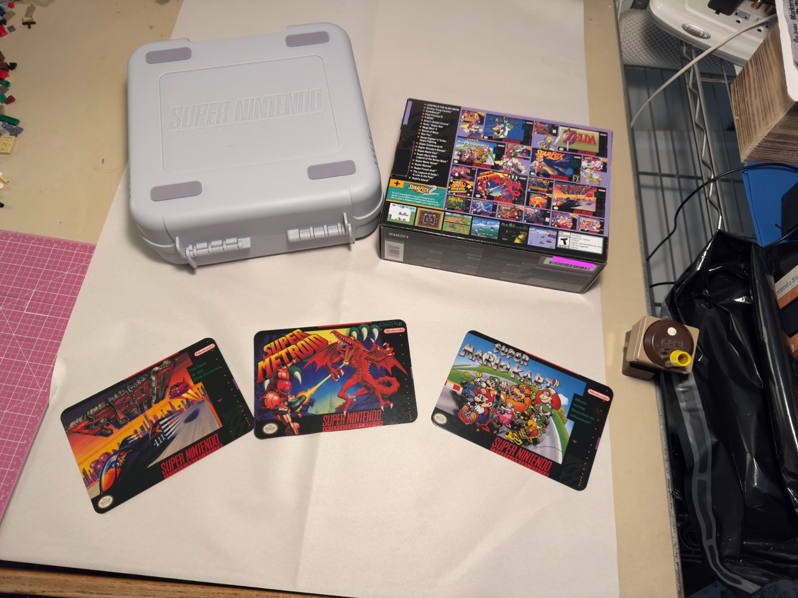 Nintendo SNES Classic Edition Mini Console CLV-201 + 8BitDo PDP Case & More