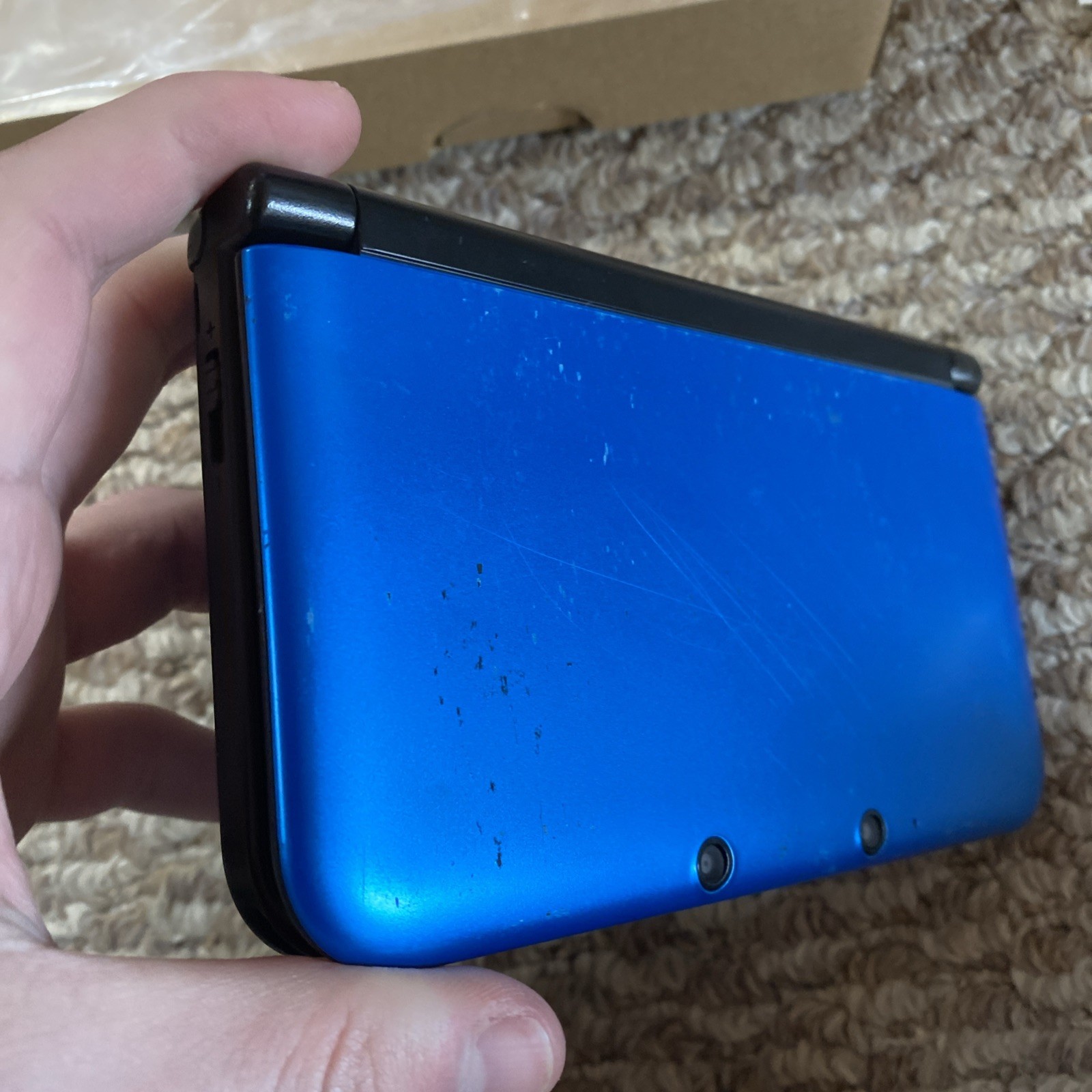 Nintendo 3DS XL Handheld System – Blue/Black USA In Box CiB With Charger