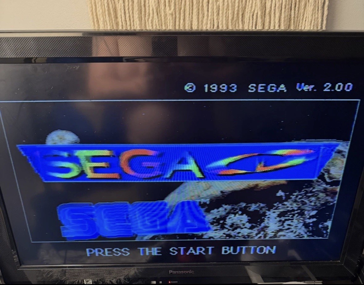 Sega Genesis / Sega CD Console Tested Working. (Read Description)