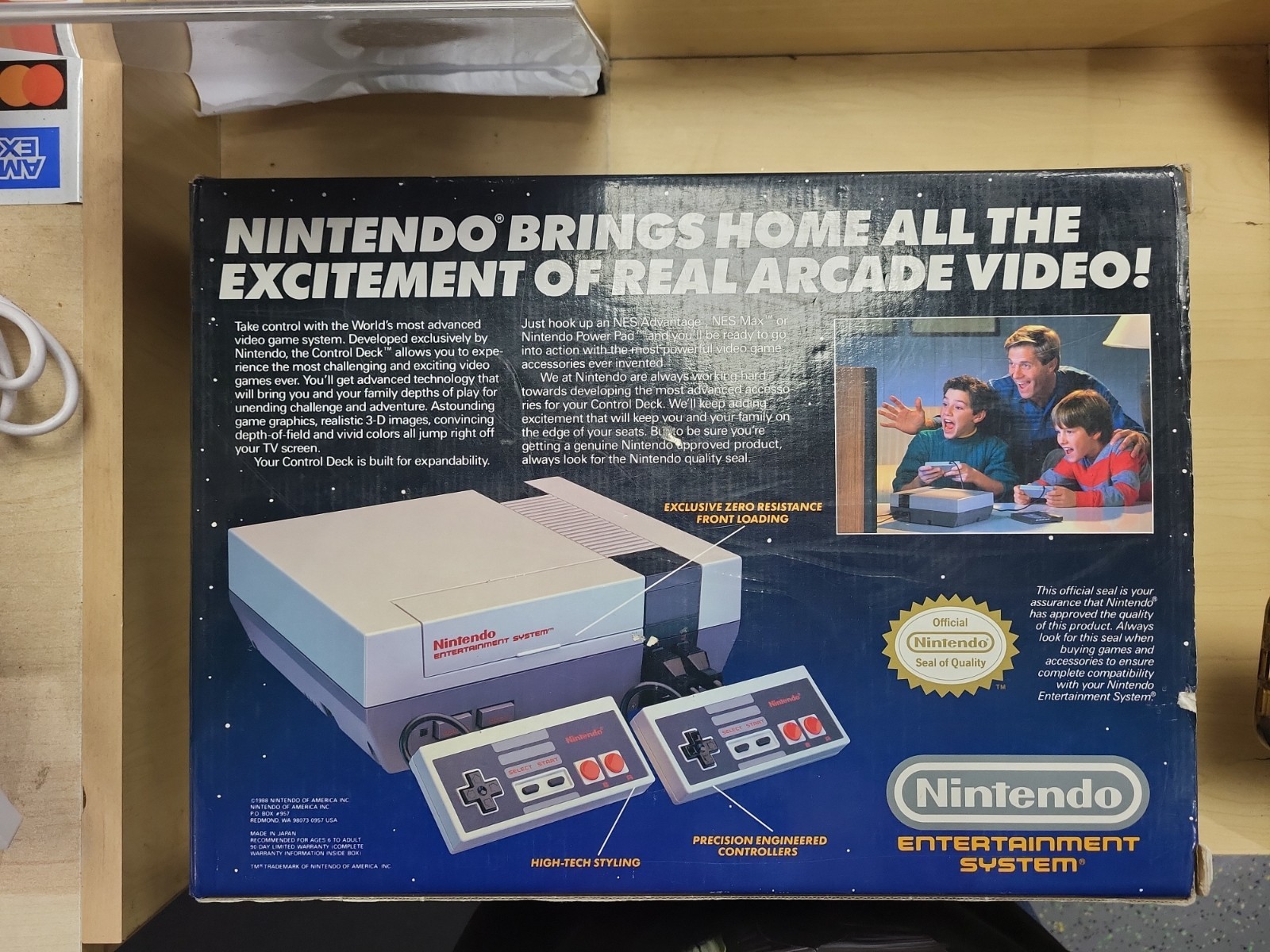 Nintendo NES Control Deck COMPLETE System In Box CIB