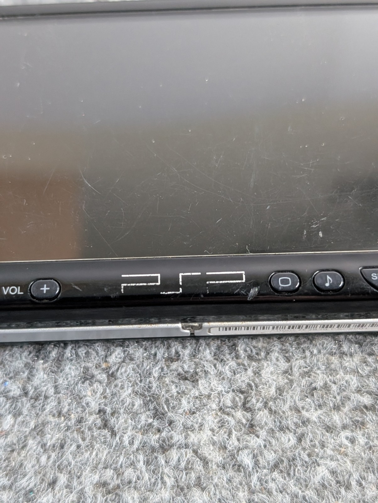 Sony PSP Console Black 2001 Handheld With Charger and Battery Tested & Working