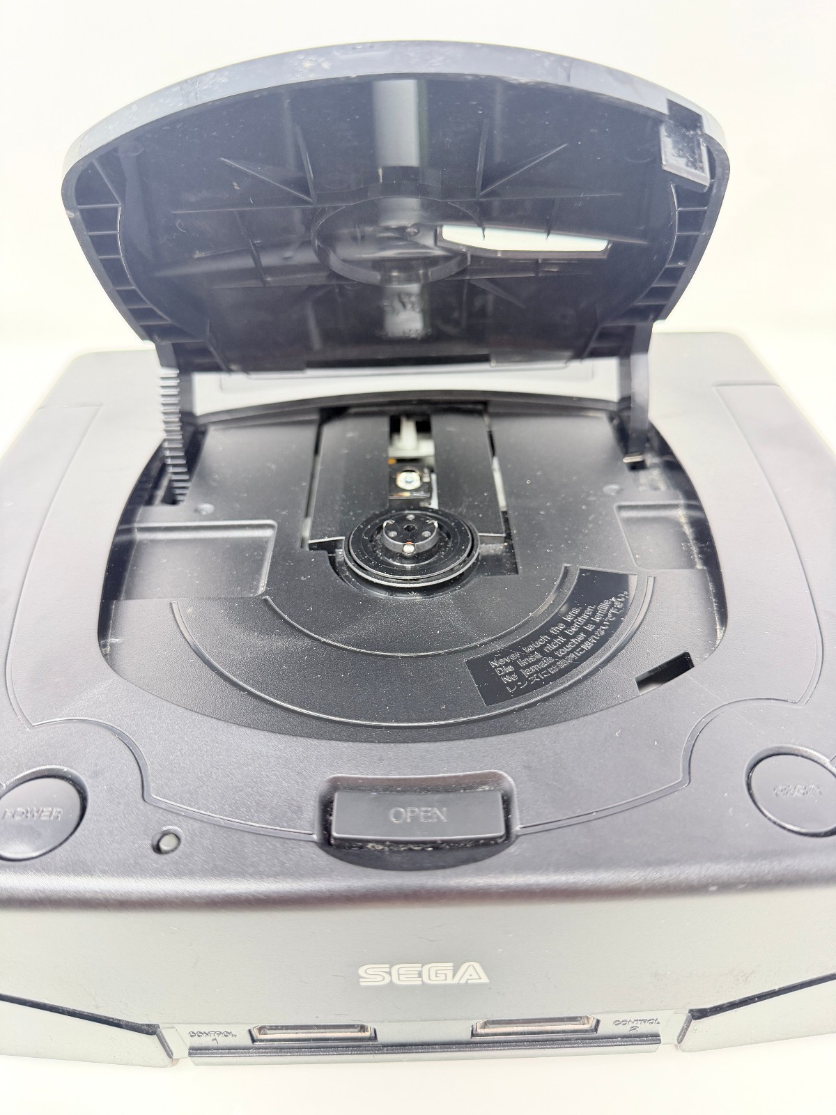 Sega Saturn Console MK-80000 Bundle W/Controller & NFL Quartback Club- WORKS
