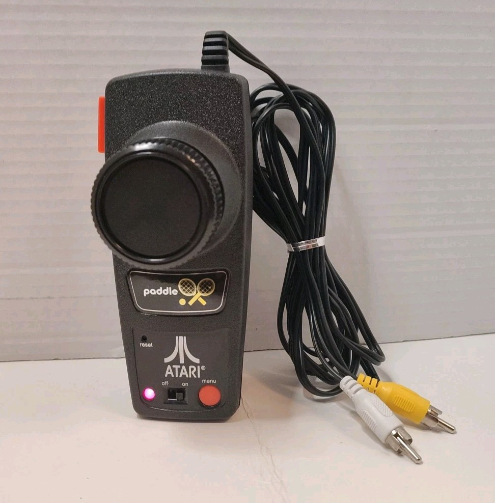 JAKKS Pacific 2004 ATARI Paddle Plug It And Play 13 In 1 TV Game – Works