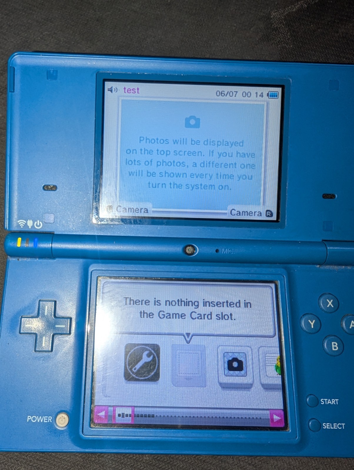 nintendo dsi blue console Read The Description