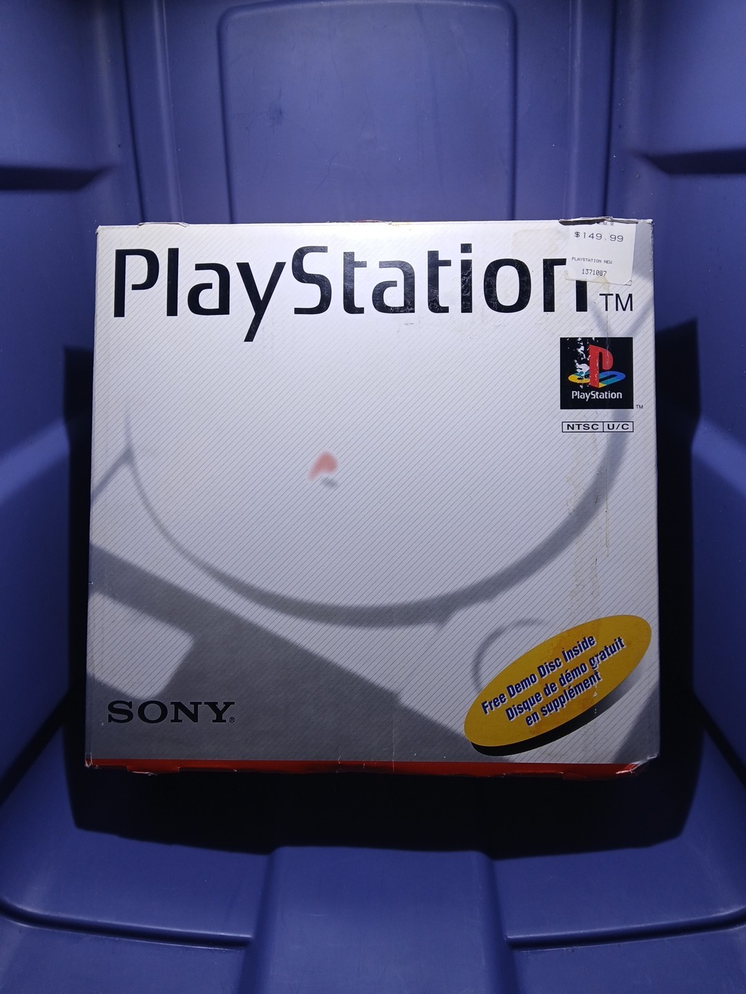 Open Box (New) Sony PlayStation 1 Console Mint+ in Box 1998 Retro tested