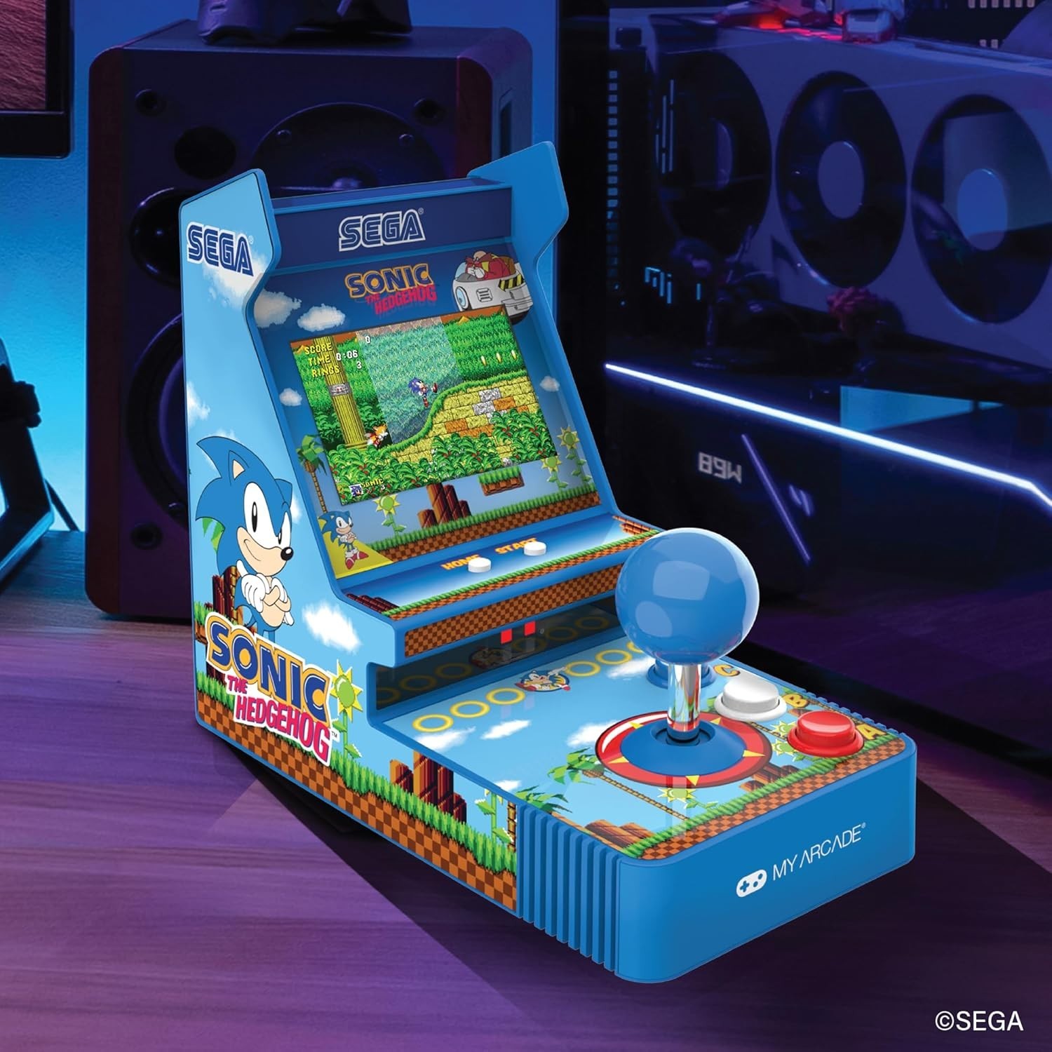 My Arcade- Sonic The Hedgehog Retro Game Console, 2 Games in 1, 3.5″ Display-NEW
