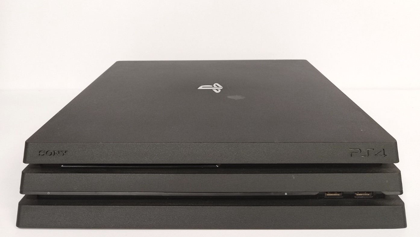 Sony PlayStation 4 PS4 Pro 1TB Console + Cables (CUH-7115B, 2018) Tested, FF #17