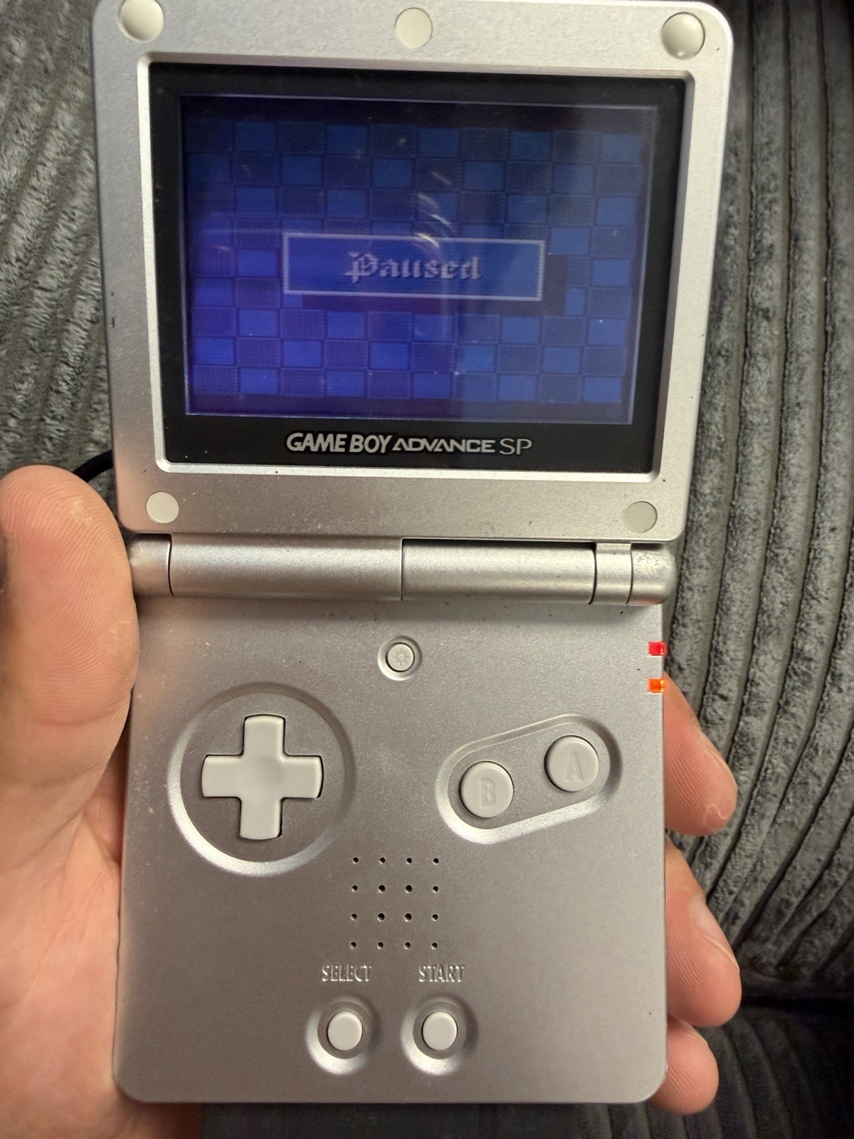 Nintendo Game Boy Advance SP Handheld System – Silver